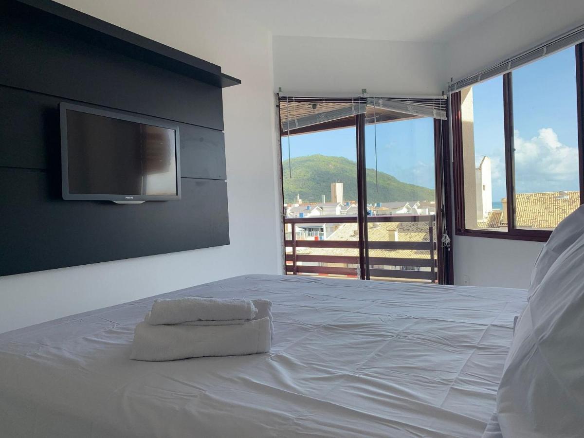 Apartamento Com Vista Do Mar Em Residencial Com Piscina Florianópolis Zewnętrze zdjęcie