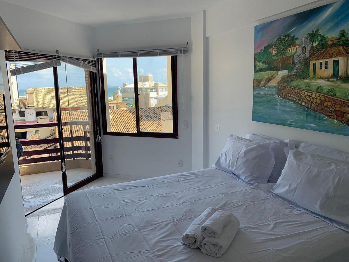 Apartamento Com Vista Do Mar Em Residencial Com Piscina Florianópolis Zewnętrze zdjęcie