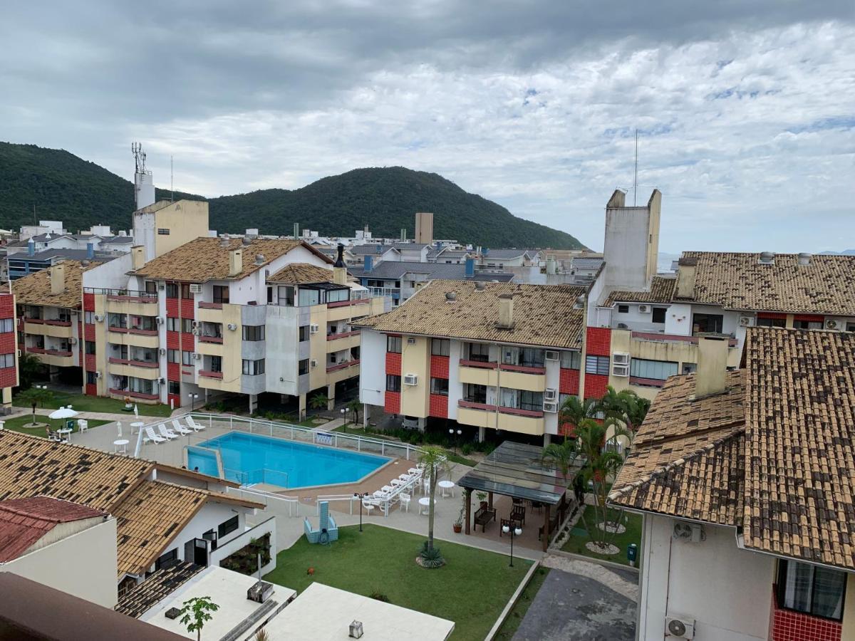Apartamento Com Vista Do Mar Em Residencial Com Piscina Florianópolis Zewnętrze zdjęcie