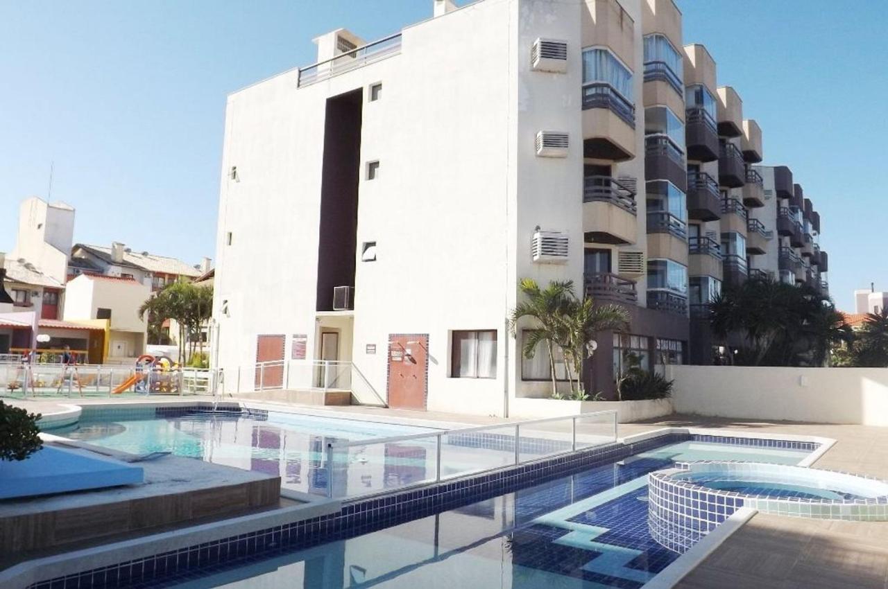 Apartamento Com Vista Do Mar Em Residencial Com Piscina Florianópolis Zewnętrze zdjęcie