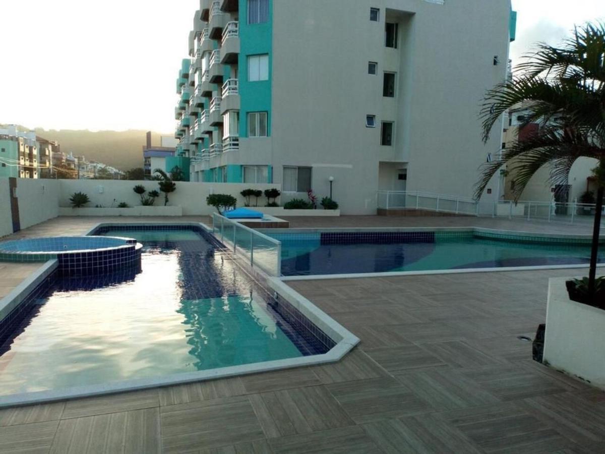 Apartamento Com Vista Do Mar Em Residencial Com Piscina Florianópolis Zewnętrze zdjęcie