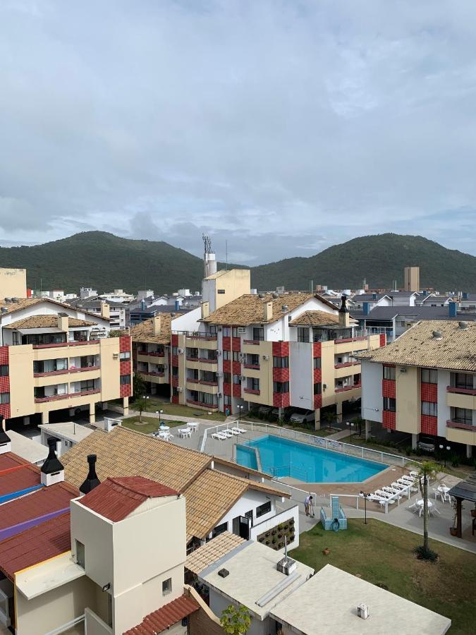 Apartamento Com Vista Do Mar Em Residencial Com Piscina Florianópolis Zewnętrze zdjęcie